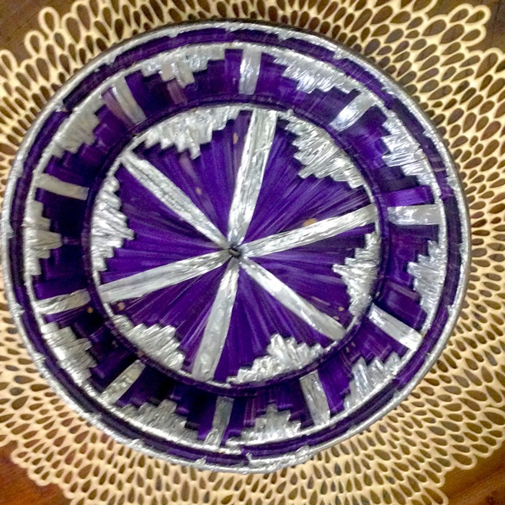 Handmade basket decoration medium display basket